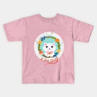 Spring Cat Kids T-Shirt